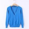 MOSHU Casual Winter Women Cardigan Crochet Knitted Sweaters Coat V- Neck Sweet Cardigans Tops Long Sleeve