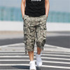 MORUANCLE 2017 Men's Cargo Pants Calf Length Casual Baggy Sweatpants Male Loose Joggers Trousers Plus Size 30-42 Multi Pockets