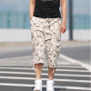 MORUANCLE 2017 Men's Cargo Pants Calf Length Casual Baggy Sweatpants Male Loose Joggers Trousers Plus Size 30-42 Multi Pockets