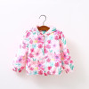 2017 New Autumn Baby Coat And Jacket For Girl Cartoon Graffiti Hooded Windbreaker For Girls Full Sleeve Toddler Outerwear
