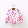 2017 New Autumn Baby Coat And Jacket For Girl Cartoon Graffiti Hooded Windbreaker For Girls Full Sleeve Toddler Outerwear