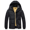 2017 New Autumn And Winter Cotton Padded Clothes Mens Outfit Thickened Mens Padded Cotton Hooded Coat Parkas Jacket