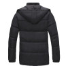 2017 New Autumn And Winter Cotton Padded Clothes Mens Outfit Thickened Mens Padded Cotton Hooded Coat Parkas Jacket