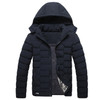 2017 New Arrivals Winter Jacket for Men Thicken Warm Outwear Removable Hooded Thermal Down Cotton Parkas Stand Collar Warm Parka