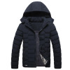 2017 New Arrivals Winter Jacket for Men Thicken Warm Outwear Removable Hooded Thermal Down Cotton Parkas Stand Collar Warm Parka