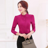 2017 New Arrivals Shirt Women Fashion Woman Chiffon Blouse Long Sleeve Casual Fashion Print Floral Tops Women's Clothing 288J