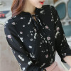 2017 New Arrivals Shirt Women Fashion Woman Chiffon Blouse Long Sleeve Casual Fashion Print Floral Tops Women's Clothing 288J