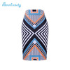 2017 new arrival Women pencil skirts blue flower print bodycon lady midi saia fashion faldas mujer girls bodycon bottoms