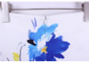 2017 new arrival Women pencil skirts blue flower print bodycon lady midi saia fashion faldas mujer girls bodycon bottoms