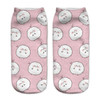 2017 New arrival Women Low Cut Ankle Socks Funny Aliens 3D Printing Sock Cotton Hosiery Printed Sock