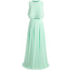 Mint Green Bridesmaid Dresses Long 2017 A Line Pleat Vestido Madrinha Under $50  Two Pieces Colorful Robe Demoiselle D'Honneur