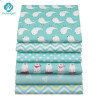 Mint Color Printed Cotton Fabric for Patchwork Sewing Handmade Needlework Material Telas to Patchwork 6pcs/lot 40cm*50cm