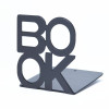 Metal frame Book Letters bookends iron Book shelf Student Book desk creative Bookends