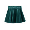 2017 New Women Ladies Faux Leather High Waist Skater Flared Pleated Short Mini Skirt LY4