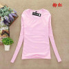 2017 New Women Fashion Clothing Tops Ladies Spring Blouses Casual Long Sleeve Bottoming Shirts Roupas Blusas Femininas W00271