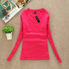 2017 New Women Fashion Clothing Tops Ladies Spring Blouses Casual Long Sleeve Bottoming Shirts Roupas Blusas Femininas W00271