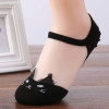 2017 New Women Fashion Casual Cat Silk Ankle High Low Cut Invisible Cotton Socks