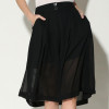 2017 New Women Fashion Chiffon Skirt Pants Summer Style High Waist Flare Wide Leg pants Ladies Elegant Office Palazzo Trousers