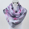 2017 New Women Chiffon Silk Scarfs Fashion Spring Square polyester Scarves Print flowers Shawl Summer Shawls And Hijabs 052