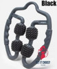 U Shape Trigger Point Massage Roller for Arm Leg Neck Muscle Tissue for Fitness Gym Yoga Pilates Sports 4 Wheel