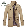Free shipping Men's Trench Jacket Male Overcoat Casual Solid Jacket Men's Jacket Cotton Fashion Stand collar Men's Coat 109