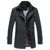 Free shipping Men Wool Blends Overcoat Fashion Casual Winter Men's Jacket Coat Brand-clothing Cashmere Outerwear 155hfx