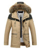 Free shipping Men Parka Clothing Quality Thick Warm Winter Jacket Men Fashion Casual Cotton Hooded Coat Jacket Pocket 190hfx