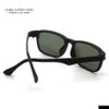 Free Shipping Magnetic Polarized Sunglasses Clip Latest Design Sunglasses Ultra Light Eyeglasses Rx Available F5127 Col.2