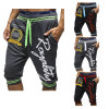 Free Shipping  Outdoors Joggers Men 2016 New Fashion Letter Print Harem Pants Calf-Length Pants Men Trousers Sportswear