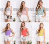 Free shipping  new 2016 Fashion Women Chiffon Sleeveless Shirt Vest Vest Tank Tops Blouse Waistcoat  7