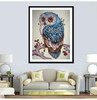 CAMMITEVER 2017 New 5D Diamonds Full Drill Cartoon Animal Owl Stick Drill Cross Diamonds Embroidery Animals Diamond Painting