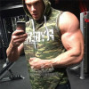 Brand Men Cotton Hoodie Sweatshirts fitness clothes bodybuilding tank top men Sleeveless Tees Shirt Casual golds vest