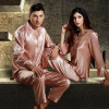 Brand Luxury Couples Silk Pajamas Sets Men's Sleepwear Pyjamas Mens Faux Silk Satin Pajamas Women Sleepwear Pajamas Robes Gifts
