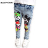Brand kids boys girls jeans pants spring autumn soft children girl baby elastic waist cartoon cotton denim jeans for boys girls Brand kids boys girls jeans pants spring autumn soft children girl baby elastic waist cartoon cotton denim jeans for boys girls