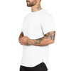 Brand gyms clothing fitness t shirt men fashion extend hip hop summer short sleeve t-shirt cotton bodybuilding muscle engineers
