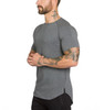 Brand gyms clothing fitness t shirt men fashion extend hip hop summer short sleeve t-shirt cotton bodybuilding muscle engineers