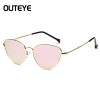 Brand Designer Cat Eye Sun Glasses For Women 2017 Cateye Mirror Sunglass Luxury Eyewear Retro Vintage Oversized Sunglass Shades