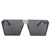 Brand Designer Celebrity Metal Men Oversized Sunglasses Fashion Luxury Square Sunglasses Women Mirror Lens Oculos De Sol R099