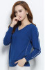 NEW autumn winter women's knitted Cashmere Sweater pullover V-neck Sweaters female fashion wild Wool sweater Slim14 color