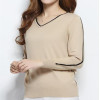 NEW autumn winter women's knitted Cashmere Sweater pullover V-neck Sweaters female fashion wild Wool sweater Slim14 color