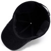 New autumn winter men's baseball cap keep warm corduroy male hat with protective ear thickening polar fleece lining snapback hat