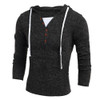 New Autumn Winter Fashion Sweater Men's Slim Fit Pollover Knit Sweater Male Solid Hooded Blouse Coat Long Sleeve Tops Oct25