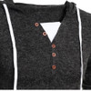 New Autumn Winter Fashion Sweater Men's Slim Fit Pollover Knit Sweater Male Solid Hooded Blouse Coat Long Sleeve Tops Oct25