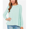 New Autumn Summer Blusas 2017 Women Sexy Casual Loose Shirts Chiffon Tops Long Sleeve O Neck Solid Blouse Plus Size S-6XL
