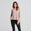 New Autumn Summer Blusas 2017 Women Sexy Casual Loose Shirts Chiffon Tops Long Sleeve O Neck Solid Blouse Plus Size S-6XL