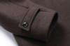 new Autumn And Winter Top Quality Parka men Jacket Coat Overcoats Male Wool Blends Outerwear Rabbit Fur Collar Men's windbreaker