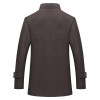 new Autumn And Winter Top Quality Parka men Jacket Coat Overcoats Male Wool Blends Outerwear Rabbit Fur Collar Men's windbreaker