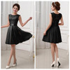 SEBOWEL Autumn Elegant Women Floral Lace Long Dress Floor Length Party Dressess Ladies Half Sleeve Chiffon Dress With Lace S-XXL