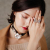 SA SILVERAGE Authentic 925 Sterling Silver Butterfly Rings Women Classic Original Design Fine Jewelry Rings for Wedding