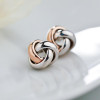 SA SILVERAGE 925 Sterling Silver Jewelry Sets for Women Necklaces Pendants Stud Earrings Fine Jewelry Rose Gold Color 2017 Hot